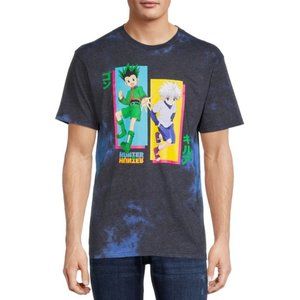 Hunter x Hunter Men's and Big Men's Tie Dye Graphic T-Shirt